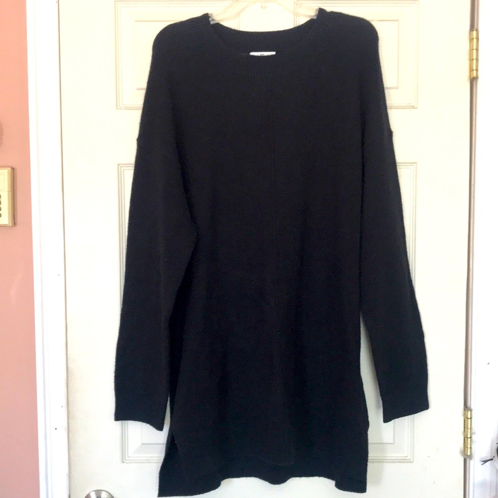 Beautiful and soft black sweater dress